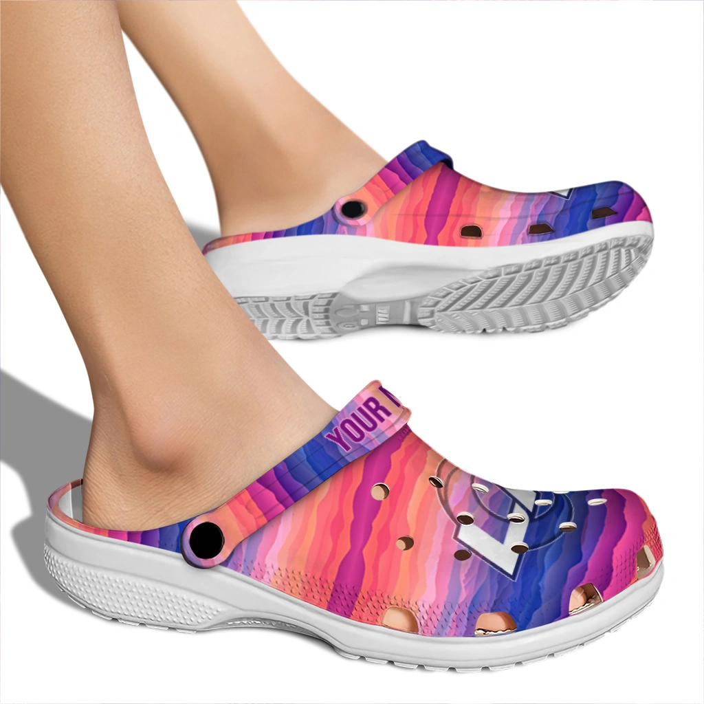 custom los angeles rams wavy stripes clogs fashion forward custom los angeles rams wavy stripes clogs fashion forward