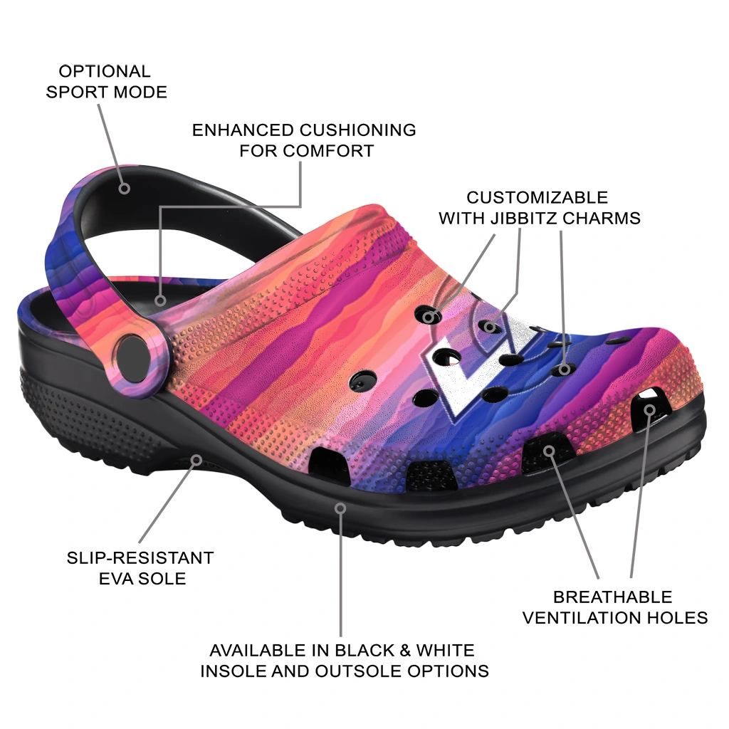 custom los angeles rams wavy stripes clogs new arrival custom los angeles rams wavy stripes clogs new arrival