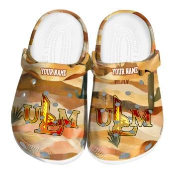 custom louisiana monroe warhawks desert layers clogs best selling