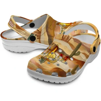 custom louisiana monroe warhawks desert layers clogs high quality