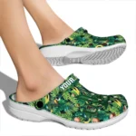 custom louisiana monroe warhawks tropical leaves clogs best selling