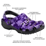 custom lsu tigers snowy hills clogs best selling
