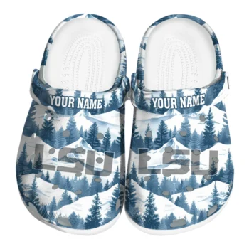 custom lsu tigers snowy mountains clogs best selling