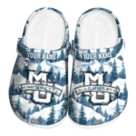 custom marquette golden eagles snowy mountains clogs best selling