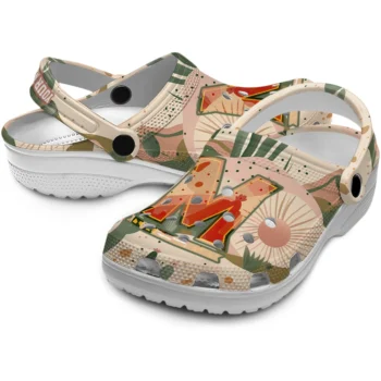 custom maryland terrapins desert cactus pattern clogs high quality