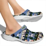 custom memphis grizzlies christmas motif clogs best selling