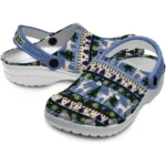 custom memphis grizzlies christmas motif clogs best selling