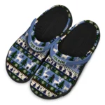 custom memphis grizzlies christmas motif clogs best selling