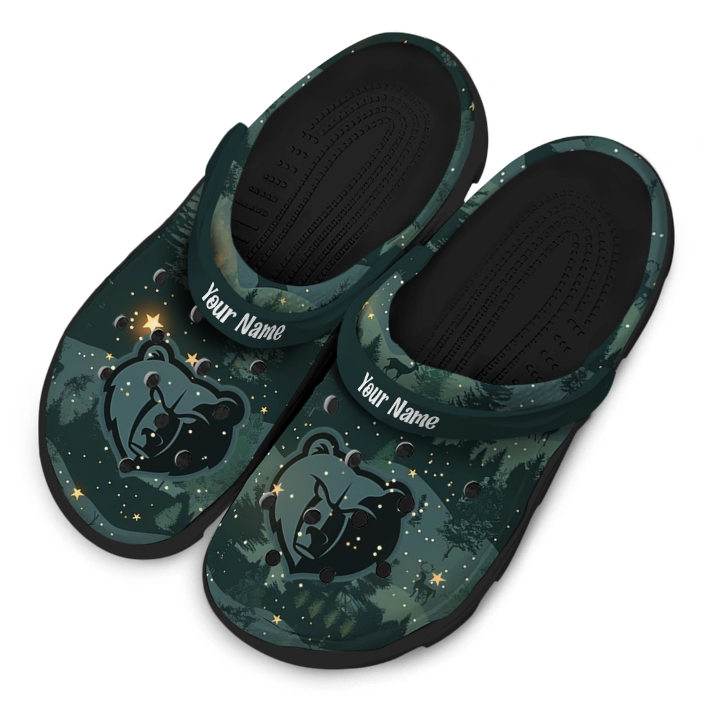 custom memphis grizzlies deer nightscape clogs latest model custom memphis grizzlies deer nightscape clogs latest model