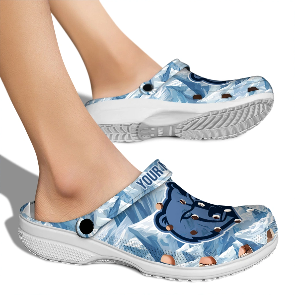 custom memphis grizzlies mountain artwork clogs fashion forward custom memphis grizzlies mountain artwork clogs fashion forward
