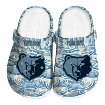 custom memphis grizzlies sea swirls clogs best selling