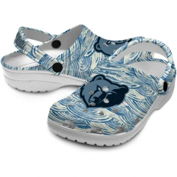 custom memphis grizzlies sea swirls clogs high quality