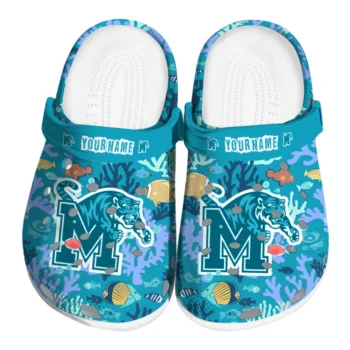 custom memphis tigers tropical fish ocean clogs best selling