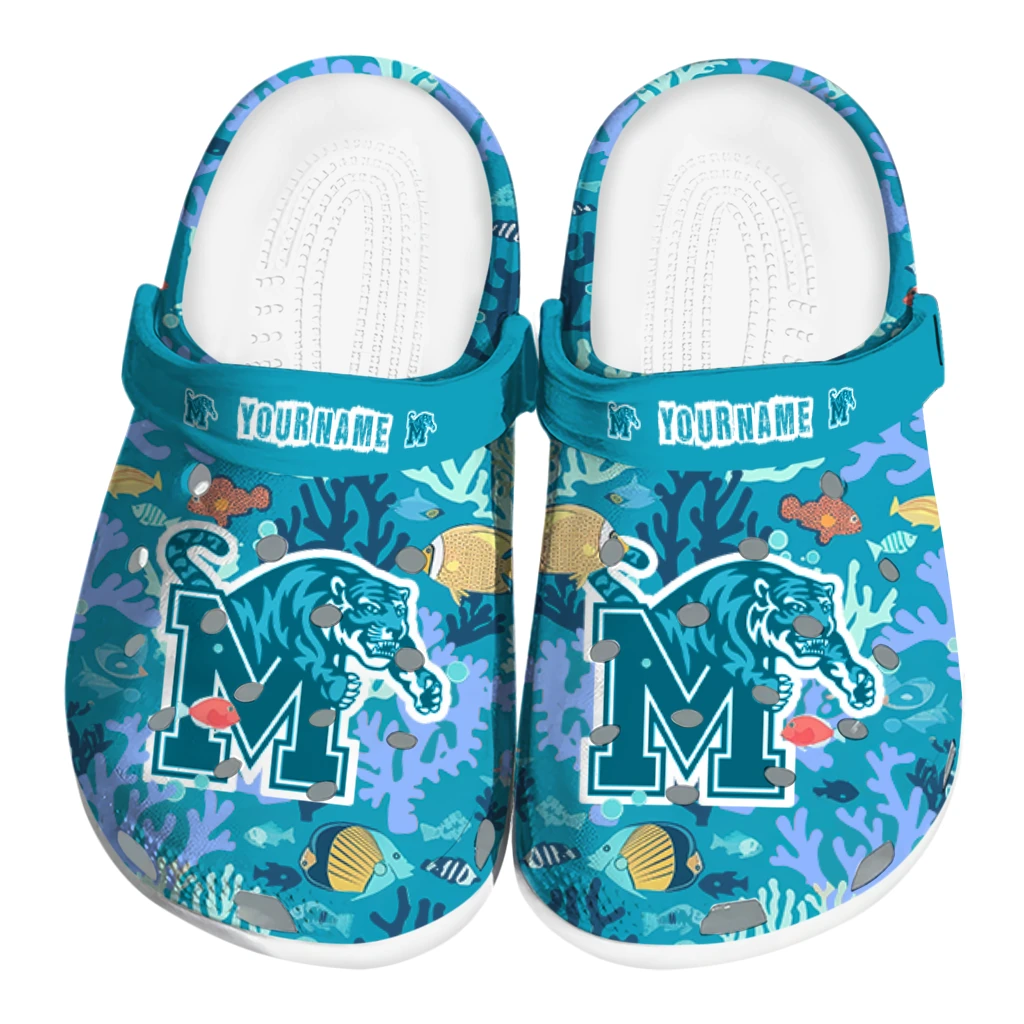custom memphis tigers tropical fish ocean clogs best selling custom memphis tigers tropical fish ocean clogs best selling