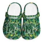 custom memphis tigers tropical leaves clogs best selling