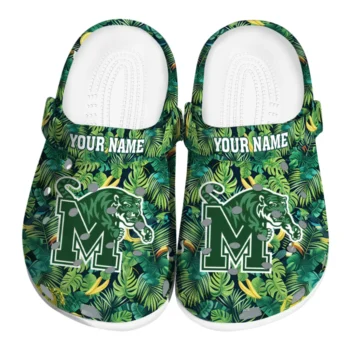 custom memphis tigers tropical leaves clogs best selling