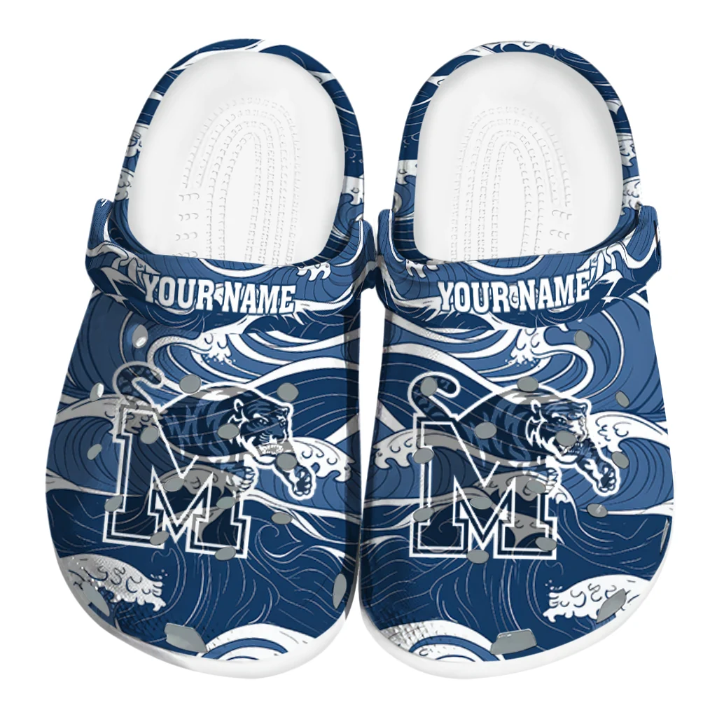 custom memphis tigers wave flow clogs best selling custom memphis tigers wave flow clogs best selling
