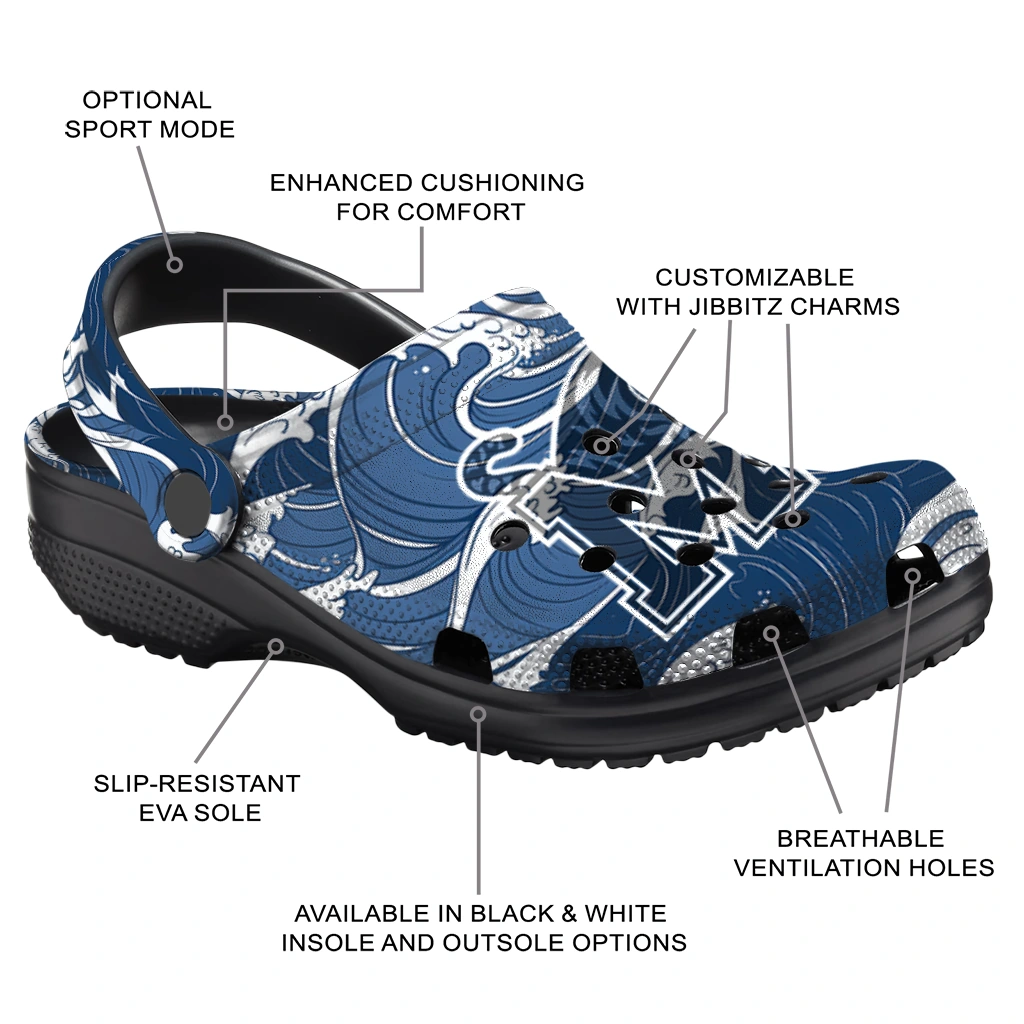 custom memphis tigers wave flow clogs new arrival custom memphis tigers wave flow clogs new arrival