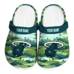 custom miami heat hills illustration clogs best selling