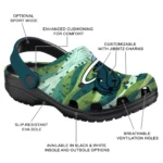 custom miami heat hills illustration clogs best selling