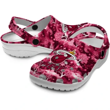 custom miami heat snowy hills clogs high quality