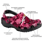custom miami heat snowy hills clogs best selling