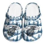 custom miami heat snowy mountains clogs best selling