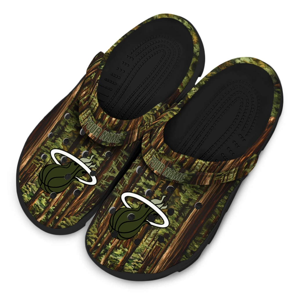 custom miami heat woods forest designs clogs latest model custom miami heat woods forest designs clogs latest model