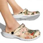 custom miami hurricanes desert cactus pattern clogs best selling