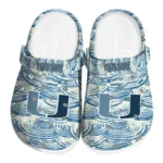 custom miami hurricanes sea swirls clogs best selling