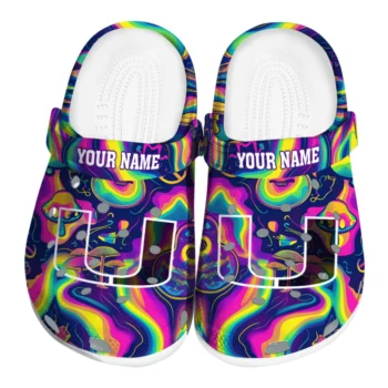 custom miami hurricanes swirling mushrooms clogs best selling