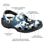 custom miami marlins snowy mountains clogs best selling