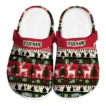 custom miami redhawks christmas motif clogs best selling