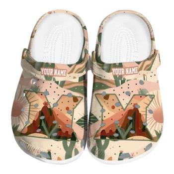 custom miami redhawks desert cactus pattern clogs best selling