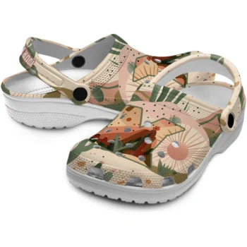 custom miami redhawks desert cactus pattern clogs high quality