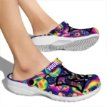 custom miami redhawks swirling mushrooms clogs best selling