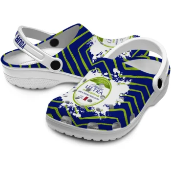 custom michelob ultra cap badge blue green clogs high quality hey clogs