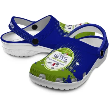 custom michelob ultra green brush blue green clogs high quality hey clogs