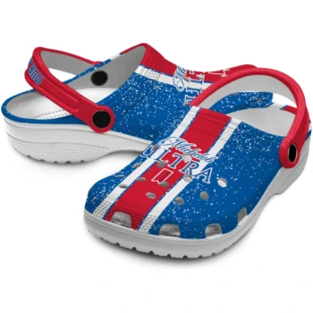 custom michelob ultra stripe blue red clogs high quality hey clogs