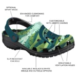 custom michigan state spartans hills illustration clogs best selling