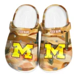 custom michigan wolverines desert layers clogs best selling