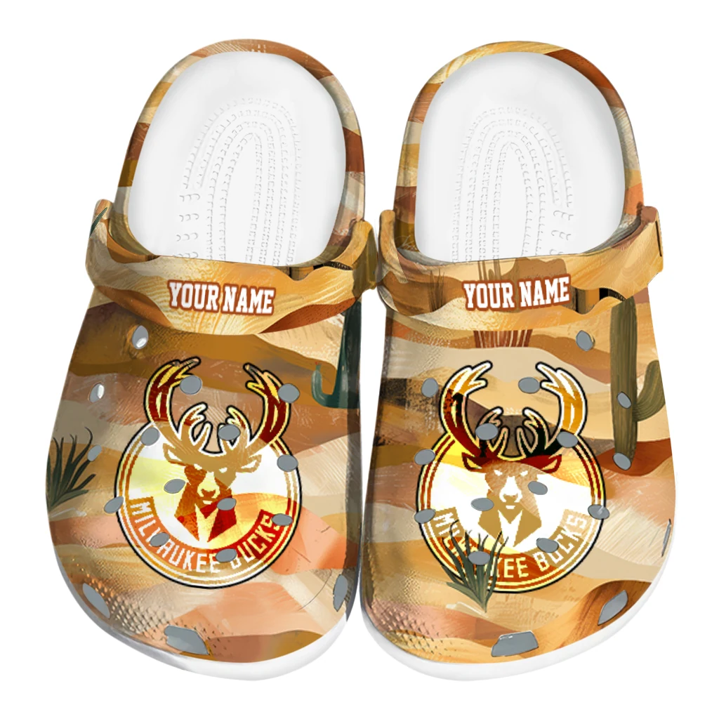 custom milwaukee bucks desert layers clogs best selling custom milwaukee bucks desert layers clogs best selling