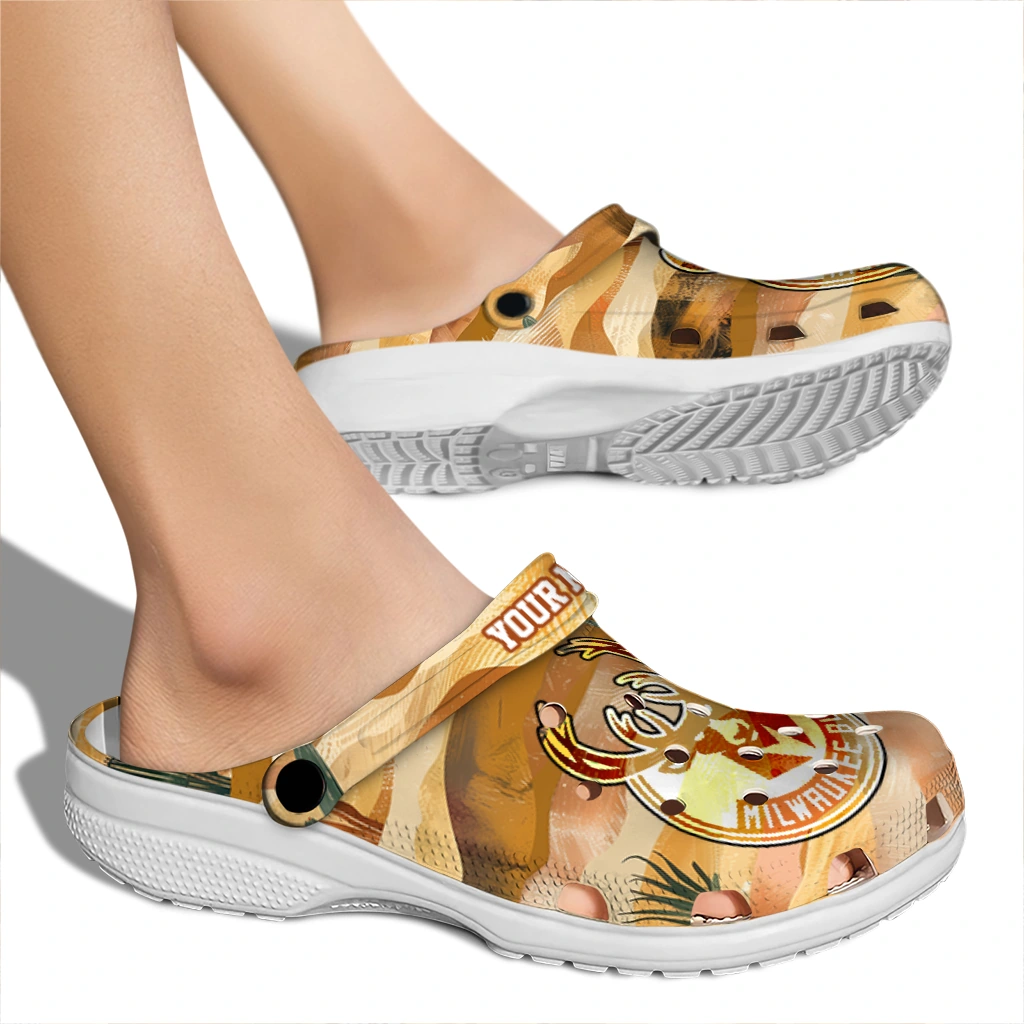 custom milwaukee bucks desert layers clogs fashion forward custom milwaukee bucks desert layers clogs fashion forward