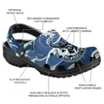 custom milwaukee bucks wave flow clogs best selling