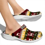 custom minnesota golden gophers christmas motif clogs best selling
