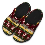 custom minnesota golden gophers christmas motif clogs best selling