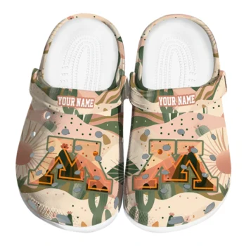 custom minnesota golden gophers desert cactus pattern clogs best selling