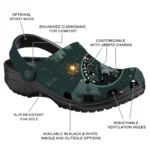 custom minnesota timberwolves deer nightscape clogs best selling