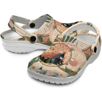 custom minnesota timberwolves desert cactus pattern clogs high quality
