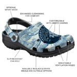 custom minnesota timberwolves sea swirls clogs best selling